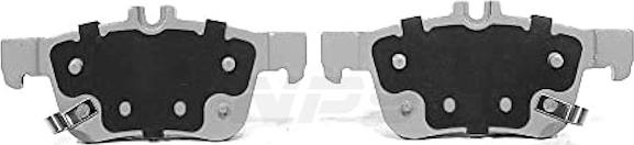 NPS H361A23 - Тормозные колодки, дисковые, комплект abcparts.ee