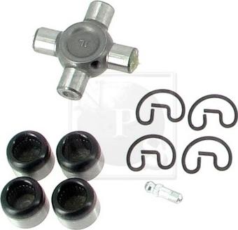 NPS I283U01 - Осевая шестерня, уравнив. конич. зубч. колесо - дифференциал abcparts.ee