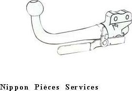 NPS K790A14G - Прицепное устройство, фаркоп abcparts.ee