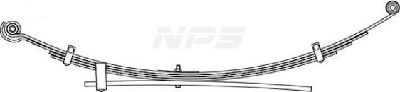 NPS M460I09 - Рессорный лист abcparts.ee