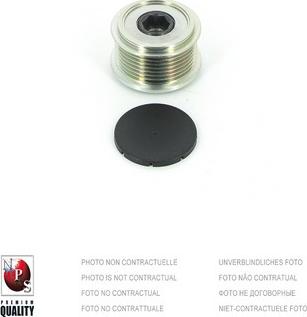 NPS M515I201 - Шкив генератора, муфта abcparts.ee