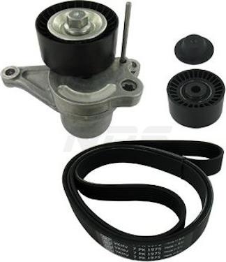 NPS N108N02 - Поликлиновый ременный комплект abcparts.ee