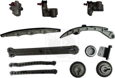 NPS N117N20 - Комплект цепи привода распредвала abcparts.ee