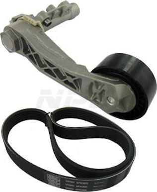 NPS P108A03 - Поликлиновый ременный комплект abcparts.ee