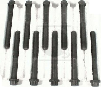 NPS T128A17 - Комплект болтов головки цилиндра abcparts.ee