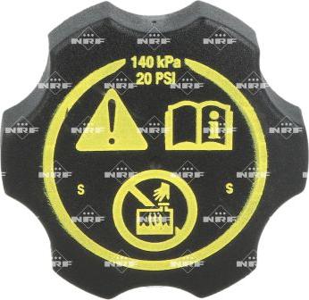 NRF 455614 - Крышка, резервуар охлаждающей жидкости abcparts.ee
