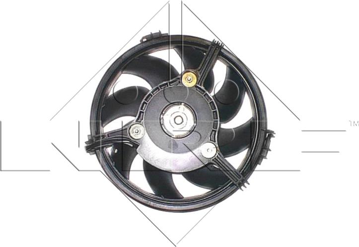 NRF 47207 - Вентилятор, охлаждение двигателя abcparts.ee