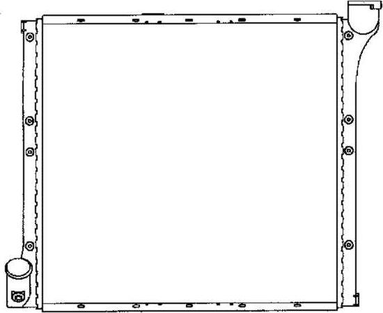 NRF 503001 - Радиатор, охлаждение двигателя abcparts.ee