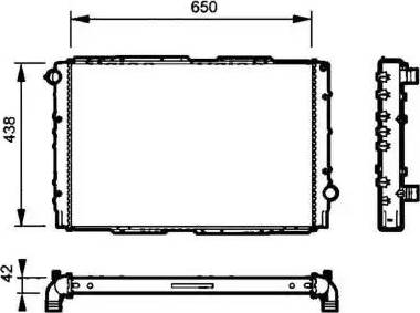 NRF 53826 - Радиатор, охлаждение двигателя abcparts.ee