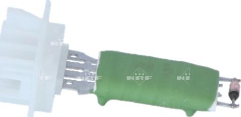 NRF 342031 - Сопротивление, реле, вентилятор салона abcparts.ee