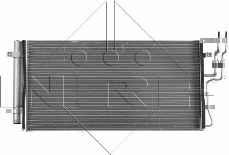 NRF  350009 - Конденсатор кондиционера abcparts.ee