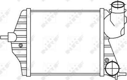 NRF 30872 - Интеркулер, теплообменник турбины abcparts.ee
