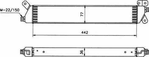NRF 31035 - Масляный радиатор, двигательное масло abcparts.ee