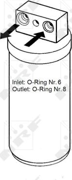 NRF 33076 - Осушитель, кондиционер abcparts.ee