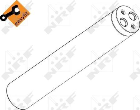 NRF 33357 - Осушитель, кондиционер abcparts.ee