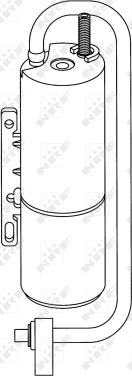 NRF 33201 - Осушитель, кондиционер abcparts.ee