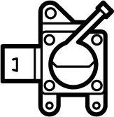 NRF 708107 - Датчик, давление выхлопных газов abcparts.ee