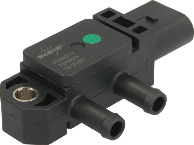 NRF 708025 - Датчик, давление выхлопных газов abcparts.ee