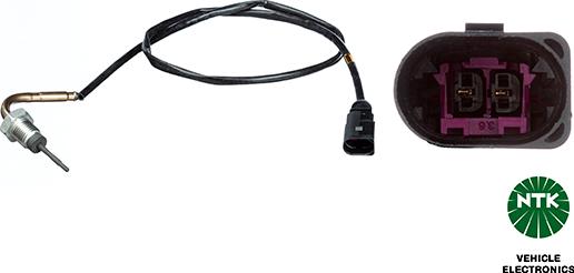 NTK 92489 - Датчик, температура выхлопных газов abcparts.ee