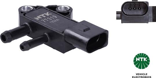 NTK 77319 - Датчик, давление выхлопных газов abcparts.ee