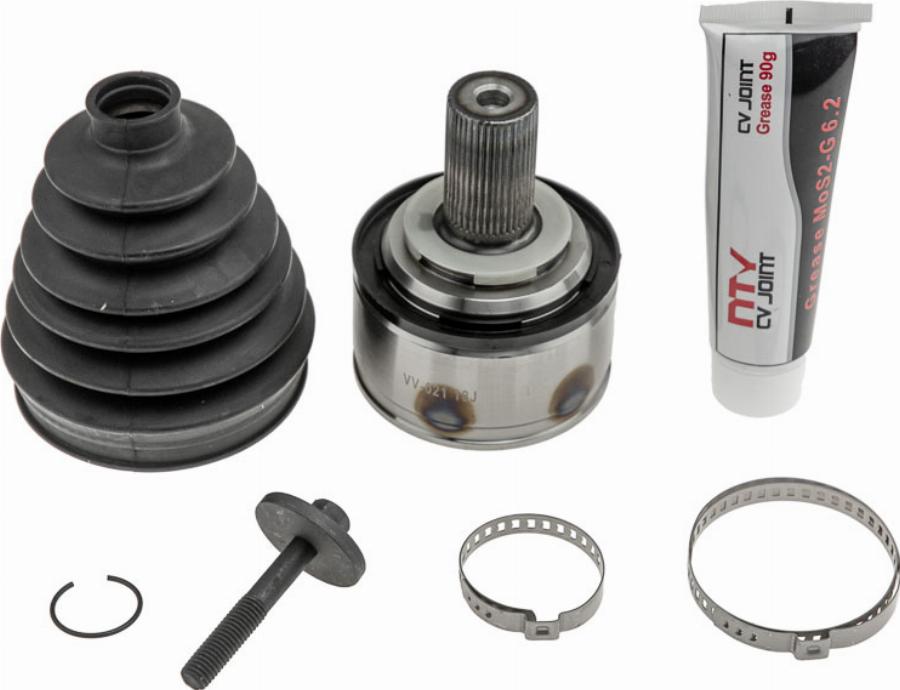 NTY NPZ-VV-021 - Комплект ШРУСа, приводной вал, шарнир abcparts.ee