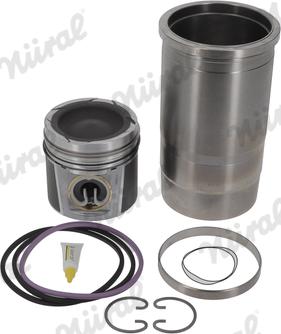 Nüral 89-437500-00 - Ремонтный комплект, поршень / гильза цилиндра abcparts.ee