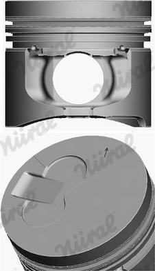 Nüral 87-444200-00 - Поршень abcparts.ee