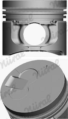 Nüral 87-444207-00 - Поршень abcparts.ee