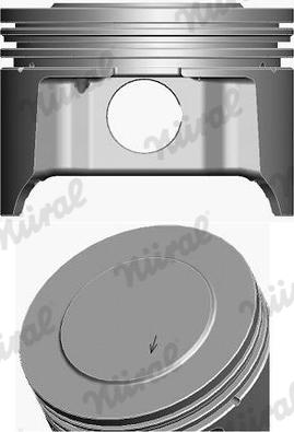Nüral 87-426107-00 - Поршень abcparts.ee