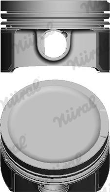 Nüral 87-502907-10 - Поршень abcparts.ee
