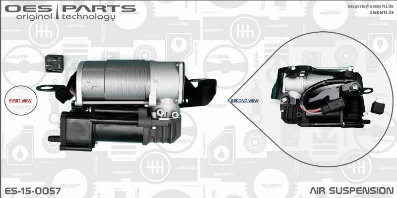 OES PARTS ES-15-0057 - Компрессор, пневматическая система abcparts.ee