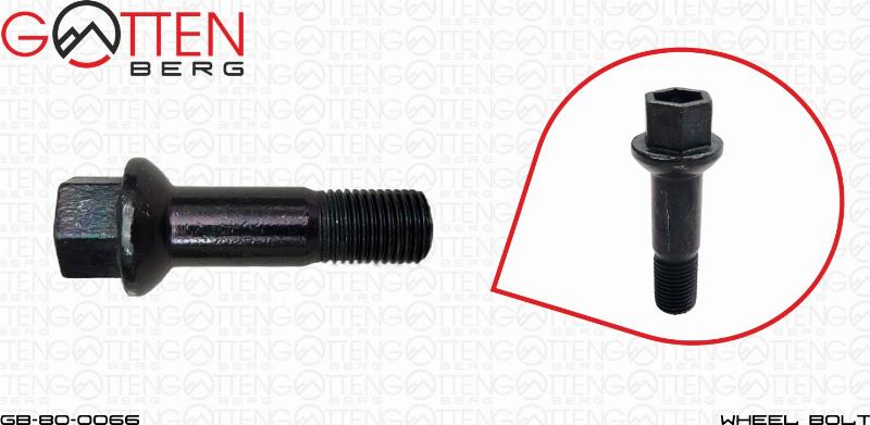 OES PARTS GB-80-0066 - Болт крепления колеса abcparts.ee
