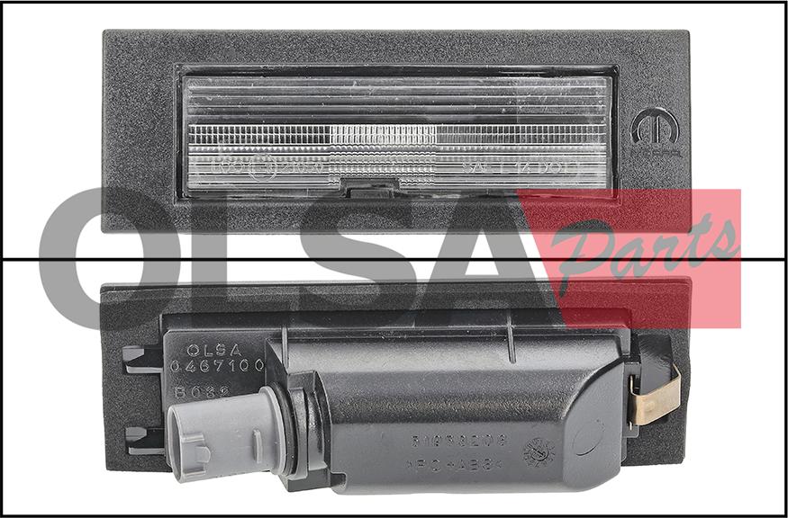 OLSA 72339 - Фонарь освещения номерного знака abcparts.ee