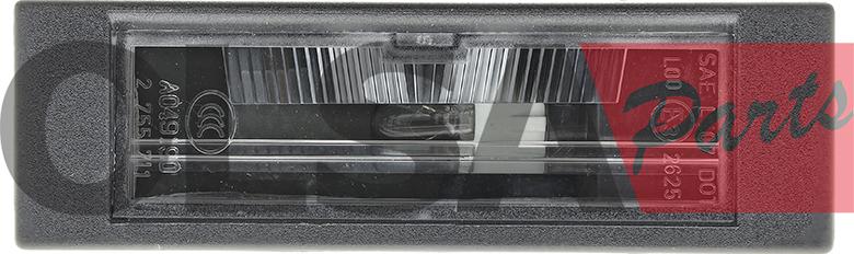 OLSA 72327 - Фонарь освещения номерного знака abcparts.ee