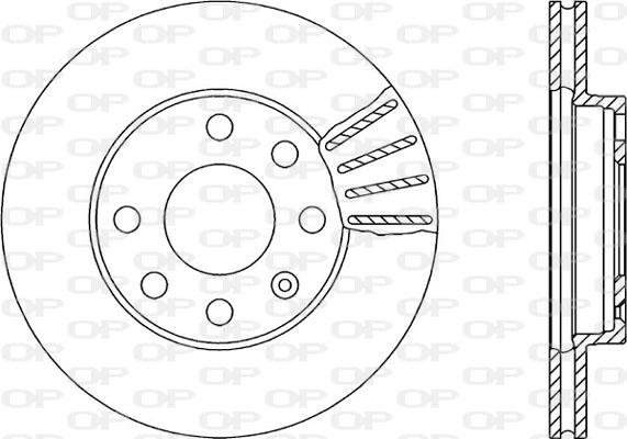 Open Parts BDA1404.20 - Тормозной диск abcparts.ee