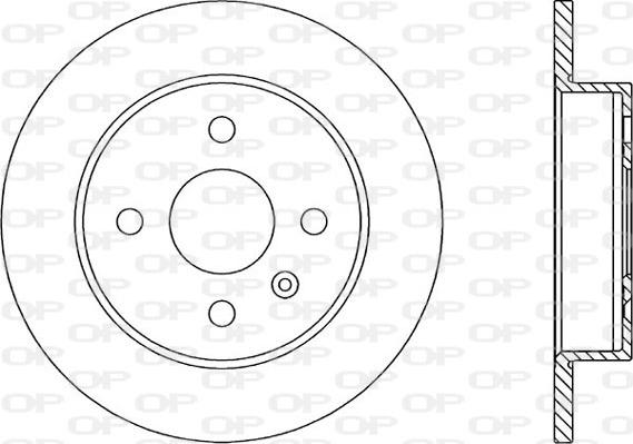 Open Parts BDA1810.10 - Тормозной диск abcparts.ee