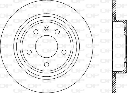 Open Parts BDA2538.10 - Тормозной диск abcparts.ee