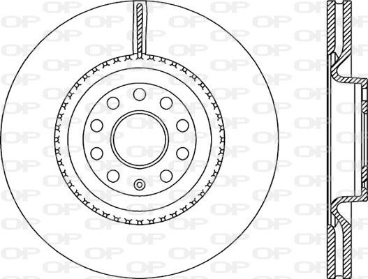 Open Parts BDA2337.20 - Тормозной диск abcparts.ee