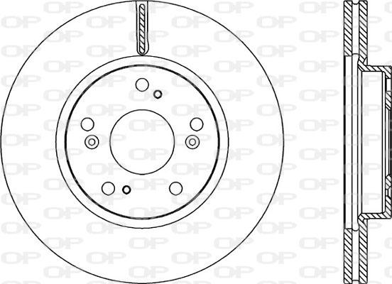 Open Parts BDA2218.20 - Тормозной диск abcparts.ee