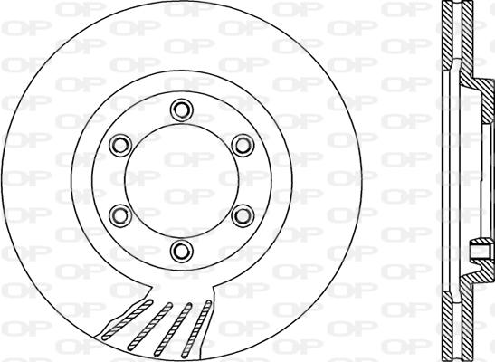 Open Parts BDR1913.20 - Тормозной диск abcparts.ee