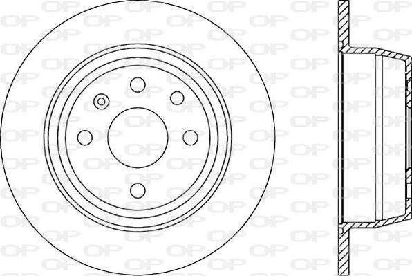 Open Parts BDR1416.10 - Тормозной диск abcparts.ee