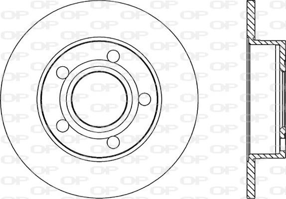 Open Parts BDR1045.10 - Тормозной диск abcparts.ee