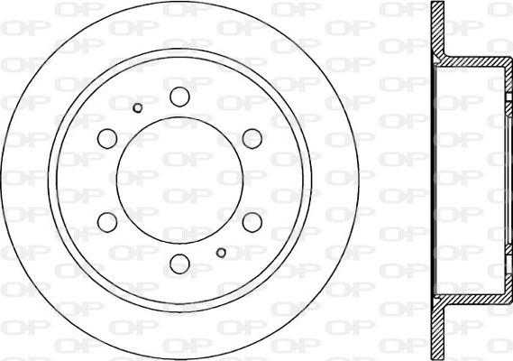 Open Parts BDR1860.10 - Тормозной диск abcparts.ee