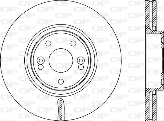 Open Parts BDR2323.20 - Тормозной диск abcparts.ee
