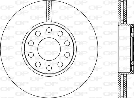 Open Parts BDR2280.20 - Тормозной диск abcparts.ee
