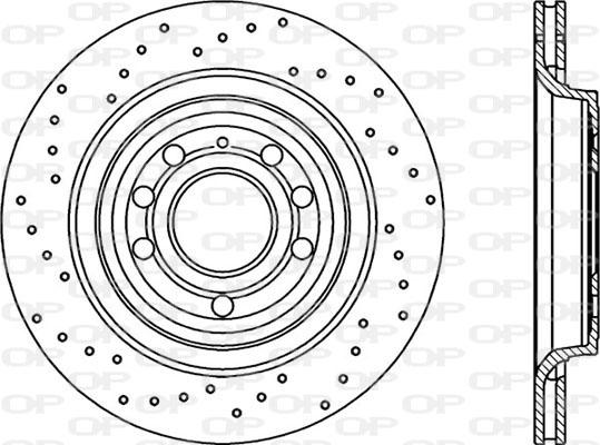 Open Parts BDRS1992.25 - Тормозной диск abcparts.ee