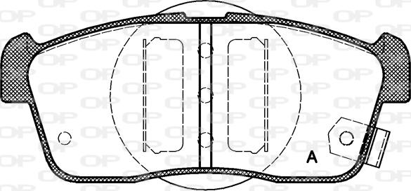 Open Parts BPA0724.02 - Тормозные колодки, дисковые, комплект abcparts.ee