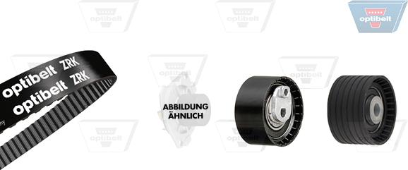 Optibelt KT 1408 W1 - Водяной насос + комплект зубчатого ремня ГРМ abcparts.ee