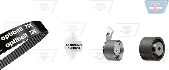 Optibelt KT 1474 W1 - Водяной насос + комплект зубчатого ремня ГРМ abcparts.ee