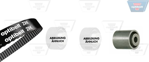 Optibelt KT 1636 - Комплект зубчатого ремня ГРМ abcparts.ee